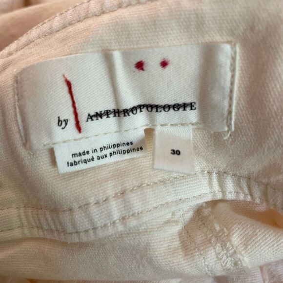 NWT Anthropologie off white jeans size 30 - Picture 6 of 8